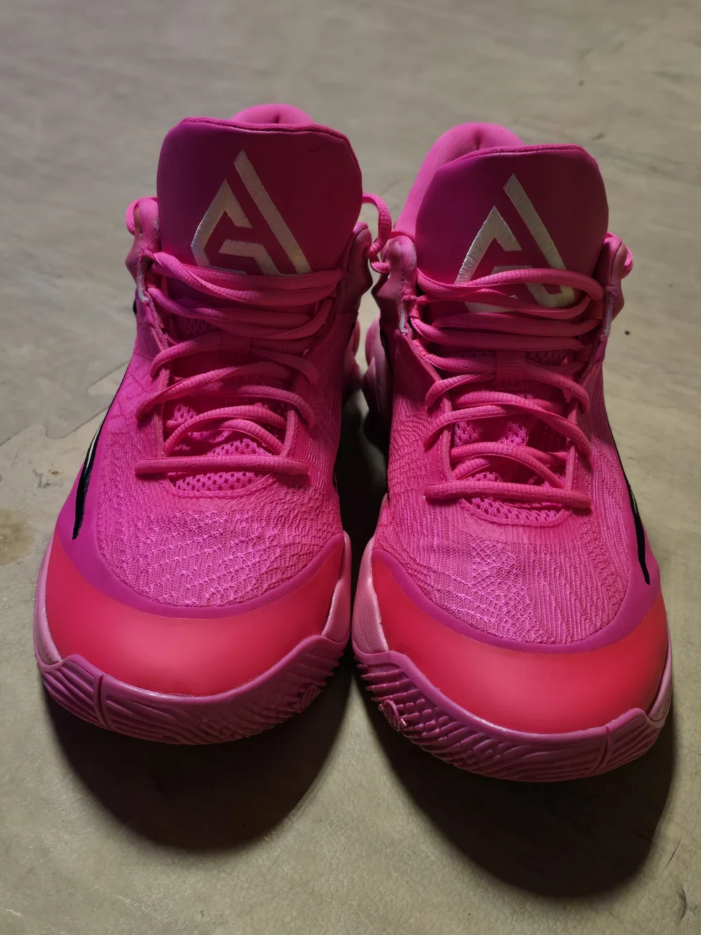 Nike Giannis Immortality 4 Pink and Orange Mens Performance Basketball Shoes